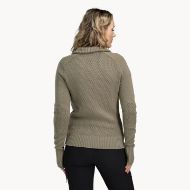 Tufte Robin Low Half Zip Womens Vetiver/Olive Night