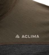 Aclima LightWool 180 Polo w/ zip Tarmac / Marengo