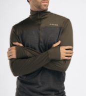 Aclima LightWool 180 Polo w/ zip Tarmac / Marengo