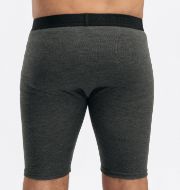 Aclima WarmWool Shorts Long w/windWool Jet Black/Marengo