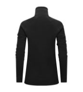 Aclima FleeceWool V2 Polo w/ zip Jet Black