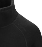 Aclima FleeceWool V2 Polo w/ zip Jet Black