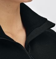 Aclima FleeceWool V2 Polo w/ zip Womens Jet Black