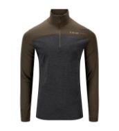 Aclima LightWool 180 Polo w/ zip Tarmac / Marengo
