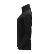 Aclima FleeceWool V2 Polo w/ zip Jet Black