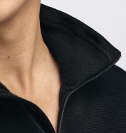 Aclima FleeceWool V2 Polo w/ zip Jet Black