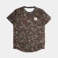 Saysky Camo Combat T-Shirt Brown Aop