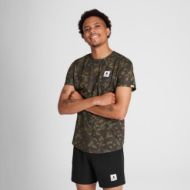 Saysky Camo Combat T-Shirt Brown Aop