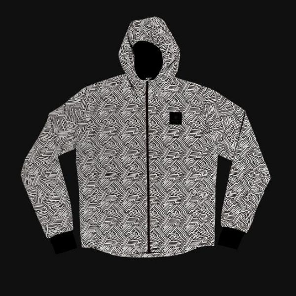 Saysky Reflective Blaze Jacket Black AOP