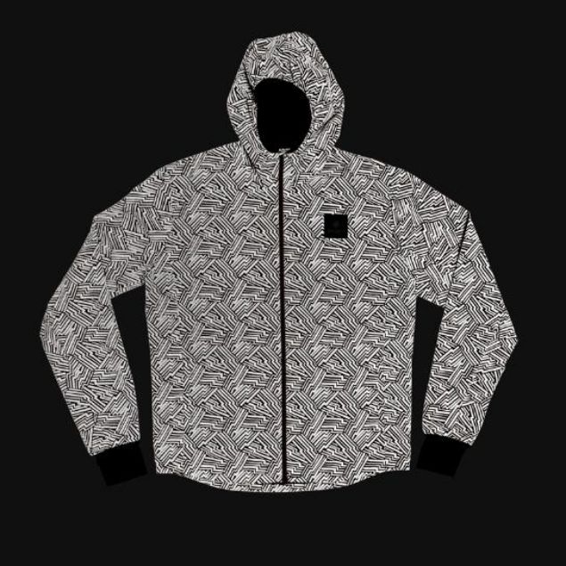Saysky Reflective Blaze Jacket Black AOP