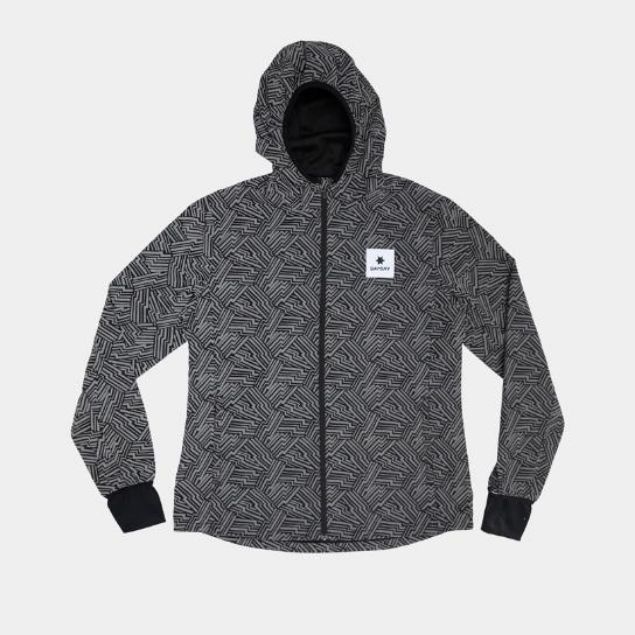 Saysky Reflective Blaze Jacket Womens Black AOP