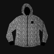 Saysky Reflective Blaze Jacket Womens Black AOP