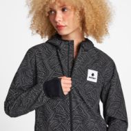 Saysky Reflective Blaze Jacket Womens Black AOP
