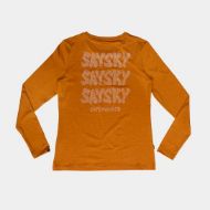 Saysky Reflective Logo Pace Long Sleeve Womens Orange