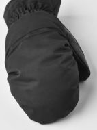 Hestra Primaloft Leather Female Mitt Black