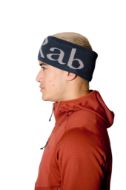 Rab Knitted Logo Headband Tempest Blue/Light Zinc