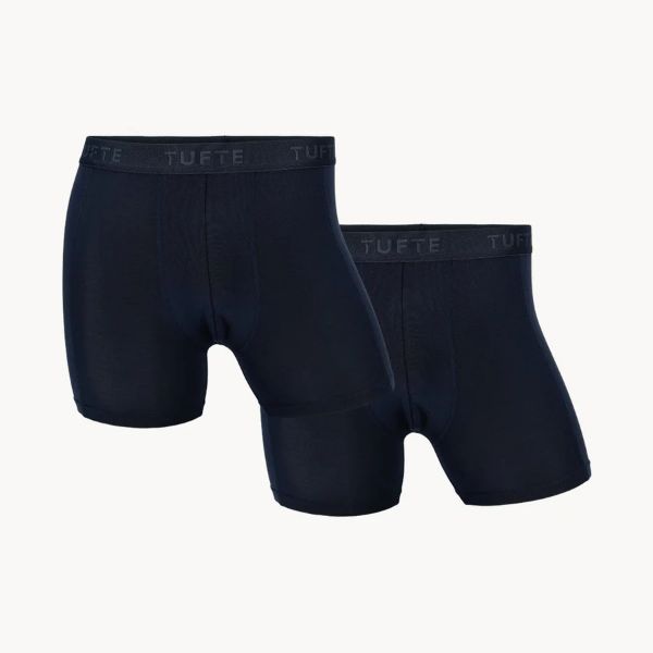 Tufte SoftBoost Boxer Briefs 2pack Navy Blazer