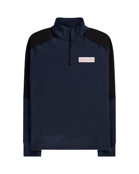 Amundsen Mountain Airy Half Zip W Faded Navy