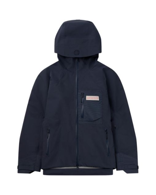 Amundsen Mountain Airy Shell Jacket Womens Anthracite Navy
