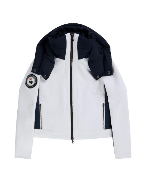 Amundsen Gulo Gulo Jacket Womens White/Faded Navy