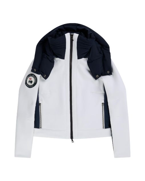 Amundsen Gulo Gulo Jacket Womens White/Faded Navy