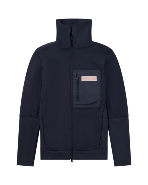 Amundsen Mountain Airy Insulator Hybrid Womens Faded Navy