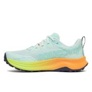 Saucony Peregrine 16 Womens Aqua/Citron