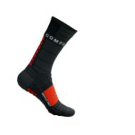 Compressport Pro Racing Socks Winter Run Black/High Risk Red
