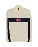 Amundsen 5Mila Half Zip Sweater Womens Oatmeal