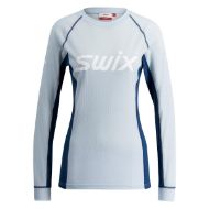 Swix RaceX Classic Long Sleeve Womens Bright White/Swix Red