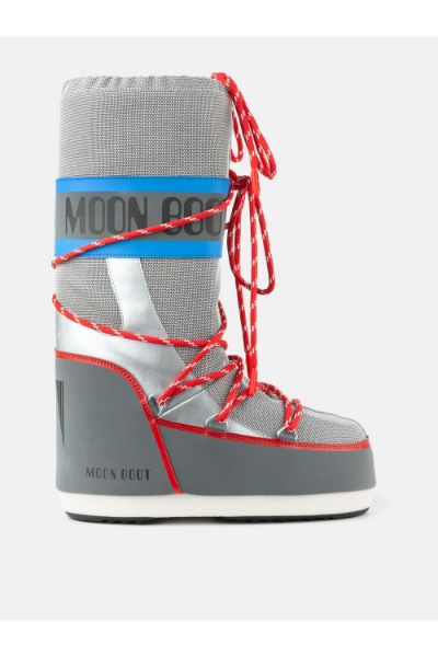 Moon Boot Icon Icon Space Racing Silver/Blue/Red