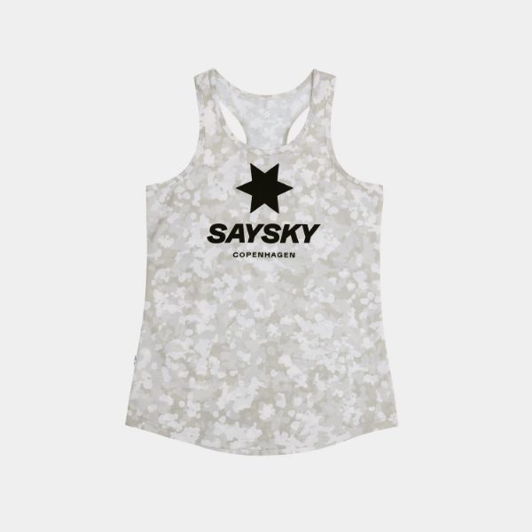 Saysky Camo Combat Singlet Womens Sand Aop