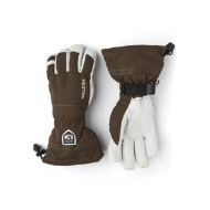 Hestra Army Leather Heli Ski 5 Finger Espresso