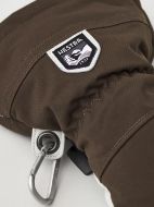 Hestra Army Leather Heli Ski 5 Finger Espresso