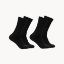 Tufte Medium Wool Socks 2pk Black Beauty