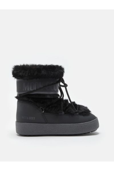 Moon Boot Ltrack Faux Fur WP Black