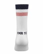 YMR Åsunden Mid Crew Socks Offwhite/Retro Pink