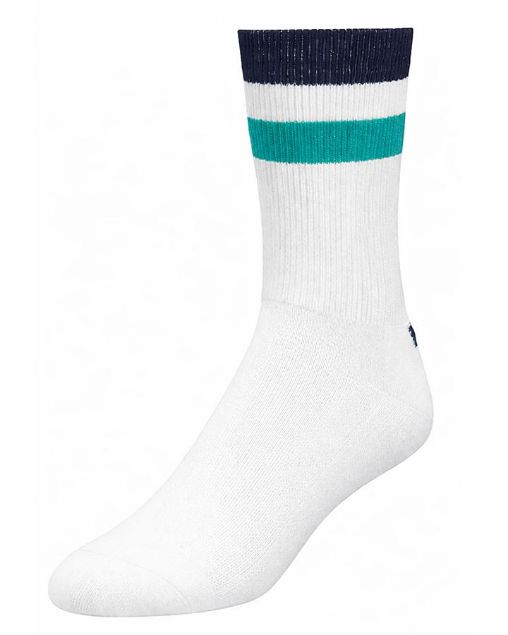 YMR Åsunden Mid Crew Socks Offwhite/Warm Green