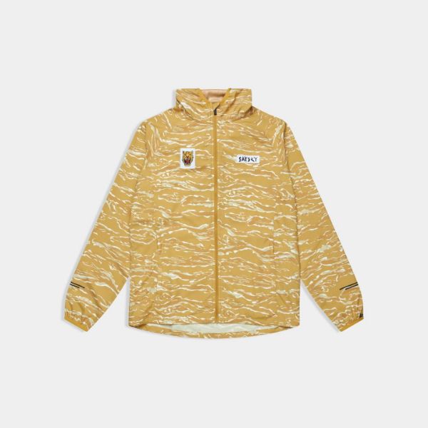 Saysky Tiger Pace Jacket Womens Yellow Camo