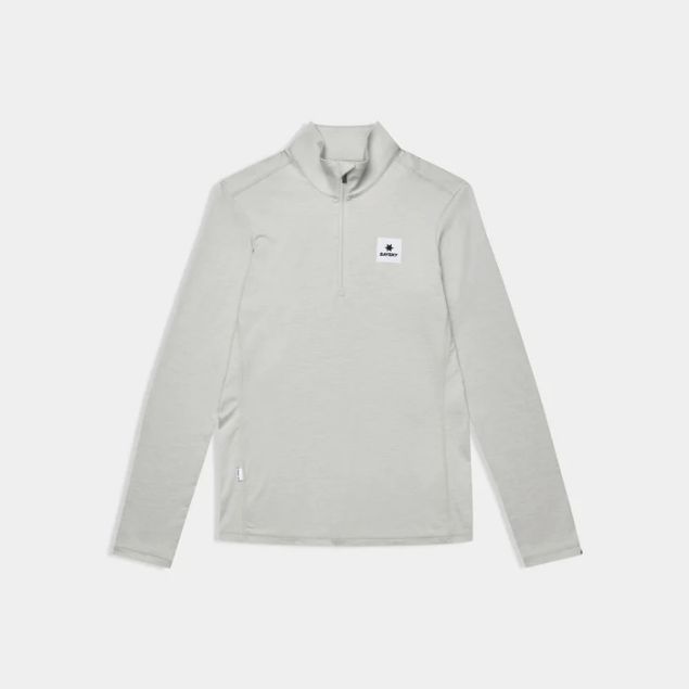 Saysky Pace Half Zip Long Sleeve Womens Grey