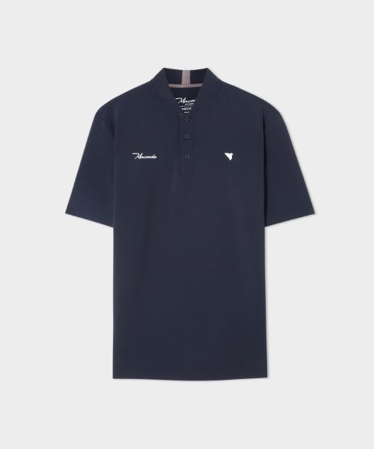Macade Heath Bomber Shirt Dark Blue