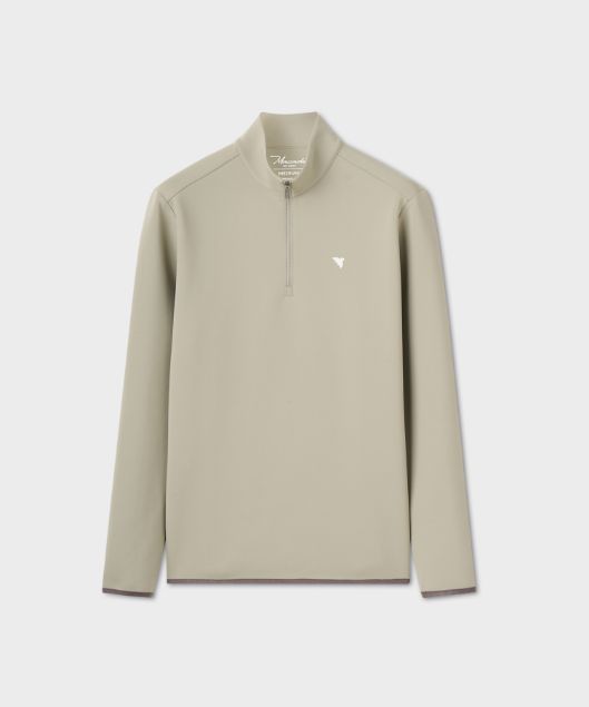 Macade Therma Quarter Zip Jade Green