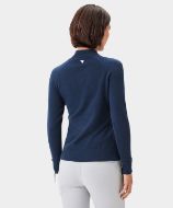 Macade Bridge Merino Quarter Zip Womens Dark Blue
