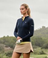 Macade Bridge Merino Quarter Zip Womens Dark Blue