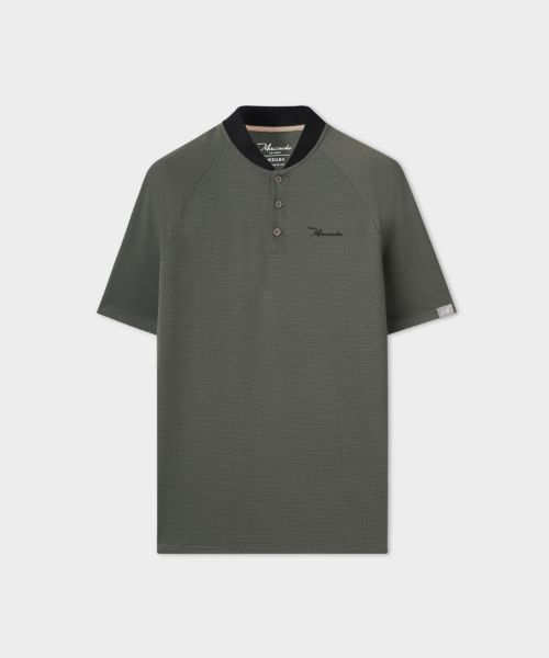 Macade Crew TR Bomber Shirt Green