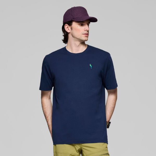 Norrøna /29 Cotton Activity Embroidery T-shirt Indigo Night