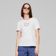 Norrøna /29 Cotton Activity Embroidery T-shirt Womens Pure White