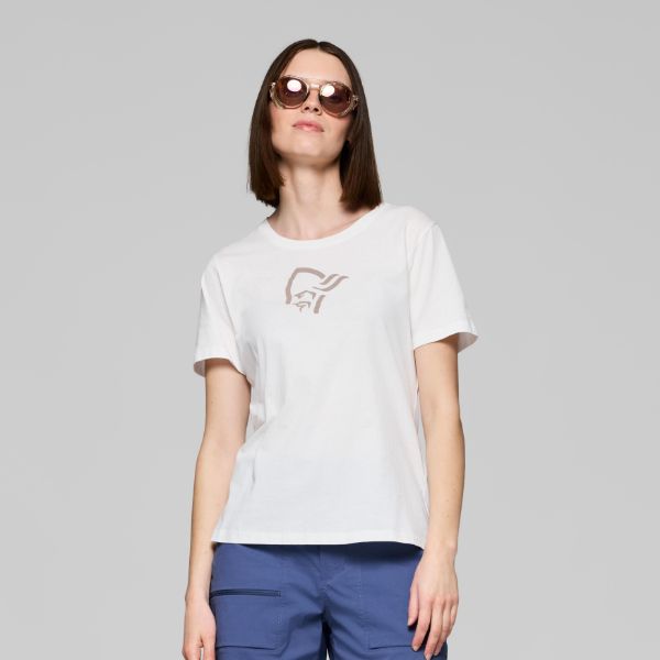 Norrøna /29 Cotton Activity Embroidery T-shirt Womens Pure White