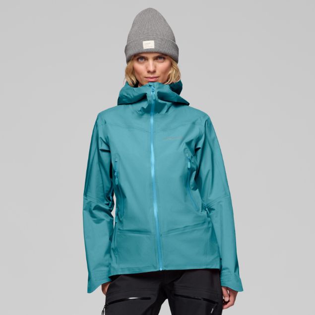 Norrøna Falketind Gore-Tex Jacket Womens Brittany Blue