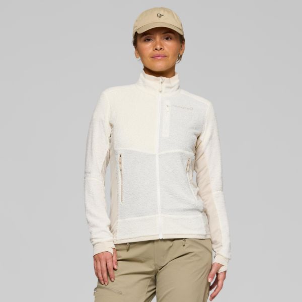 Norrøna Falketind Warm1 Active Jacket Womens Snow White/Oatmeal